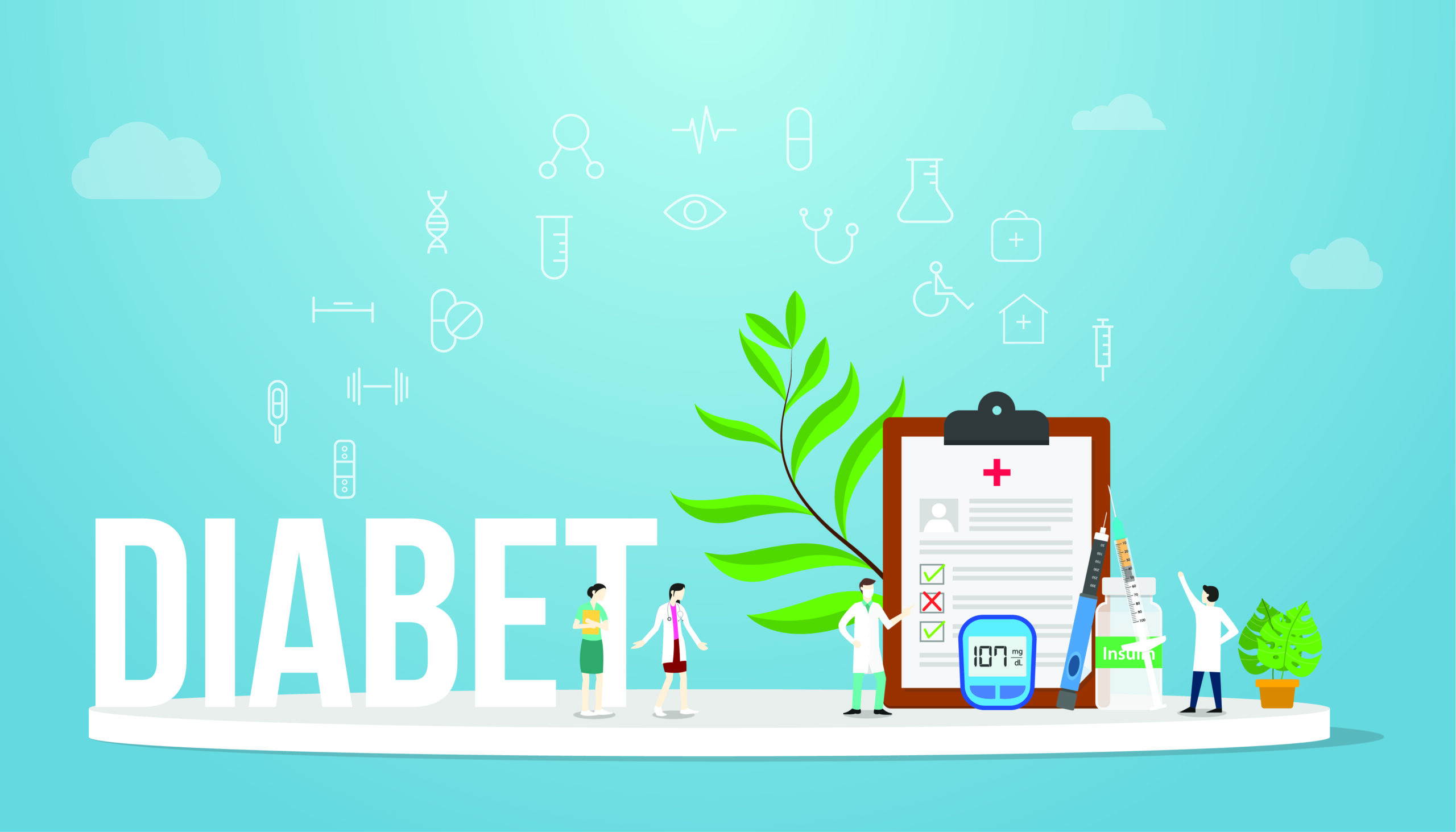 Diabetul: tot ceea ce trebuie să știți despre el.